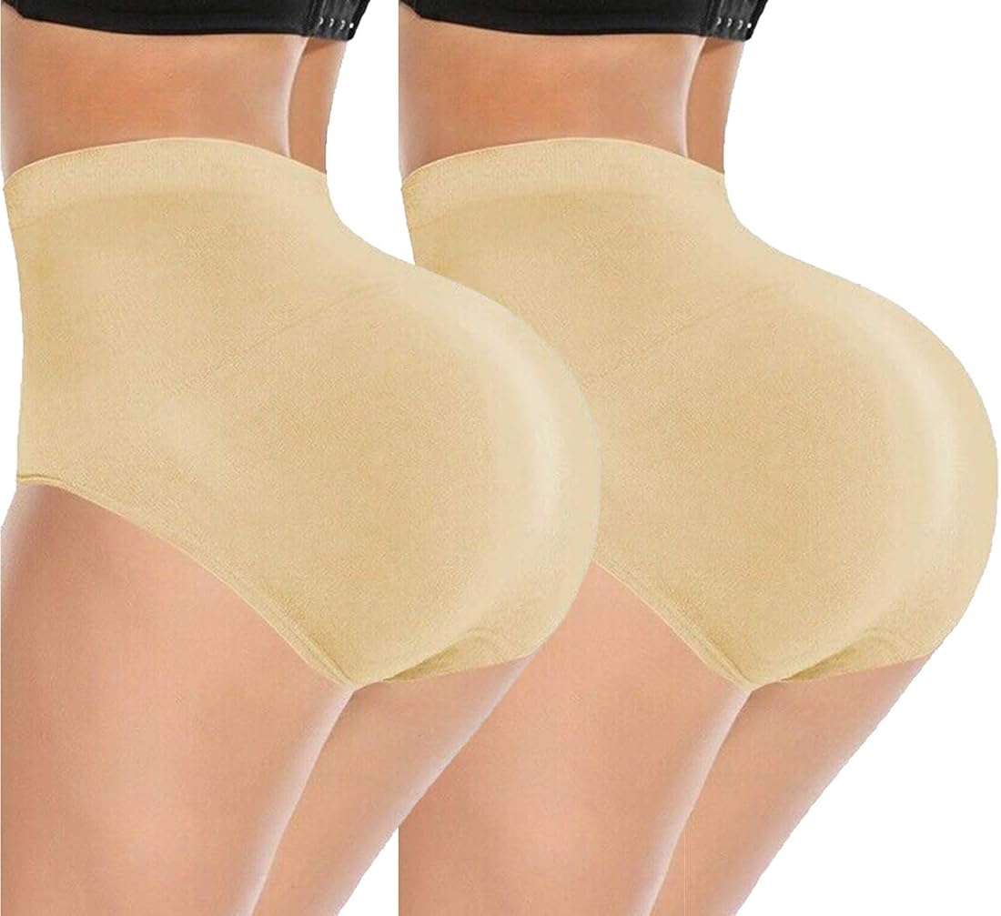 ZAIQUN 2 Pack Fake Butt Lifter Pants Hip Enhancer Pads Underwear