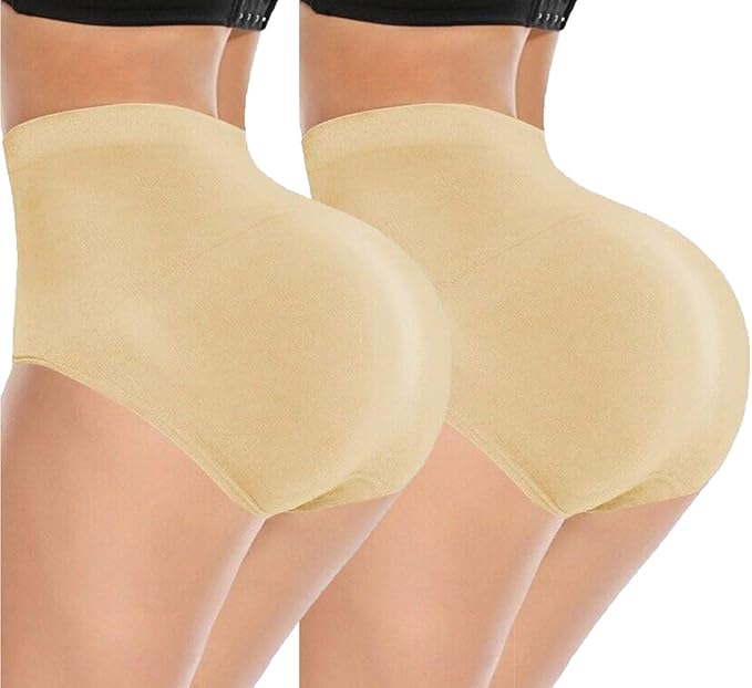 ZAIQUN 2 Pack Fake Butt Lifter Pants Hip Enhancer Pads Underwear