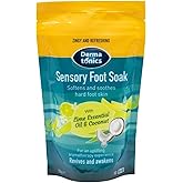 Dermatonics Sensory Foot Soak | Softens and Soothes Hard Foot Skin | With Lime Essential Oil and Coconut | Revives and Awakens | Suitable for Vegans | 12.35 oz