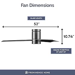 Prominence Home Espy Modern 52 Inch Ceiling Fan
