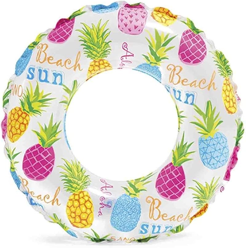 Intex Lively Print Swim Ring 51cm Multi-Colour Octopus Fish Starfish Designs