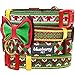 Blueberry Pet 8 Patterns Christmas Nordic-inspired Snowflakes Dog Collar with Bow Tie, Large, Neck 18