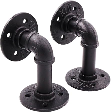 Amazon Com Tlbtek Industrial L Pipe Shelf Bracket For Shelving 7