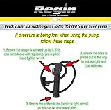 Regin REGK60 Top-Up Hand Pump 4 Bar Gauge 600mm Hose Compact view 2