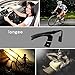 longee Bone Conduction Bluetooth Headphones - Sweatproof HD Stereo Wireless Headset with Multipoint Connection Function for Sports, Driving, Open Back Noise Cancelling Bluetooth Earphones (Black)