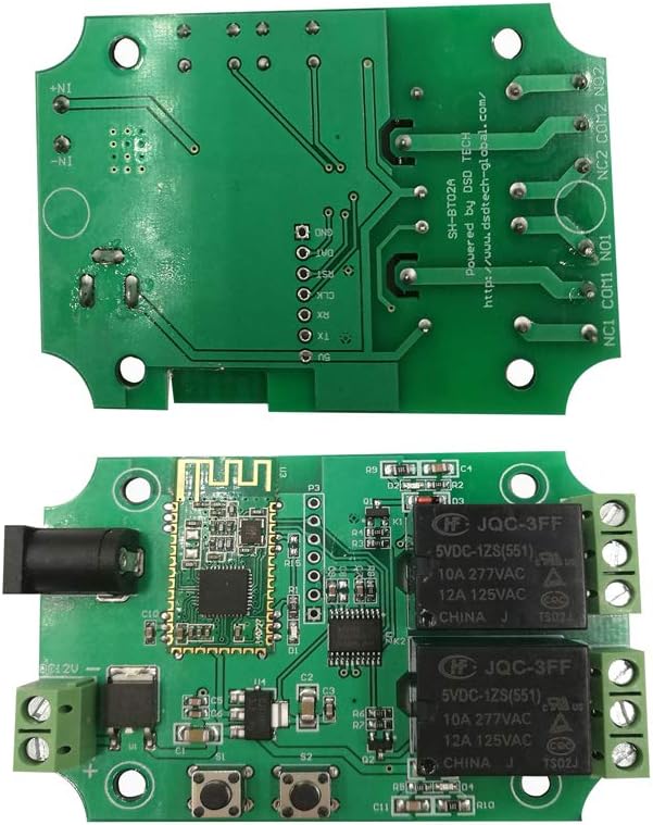 DSD TECH SH-BT02A 2 Channels Bluetooth Relay module for Remote Control switch Compatible with iPhone and Android 4.3 - Image 5