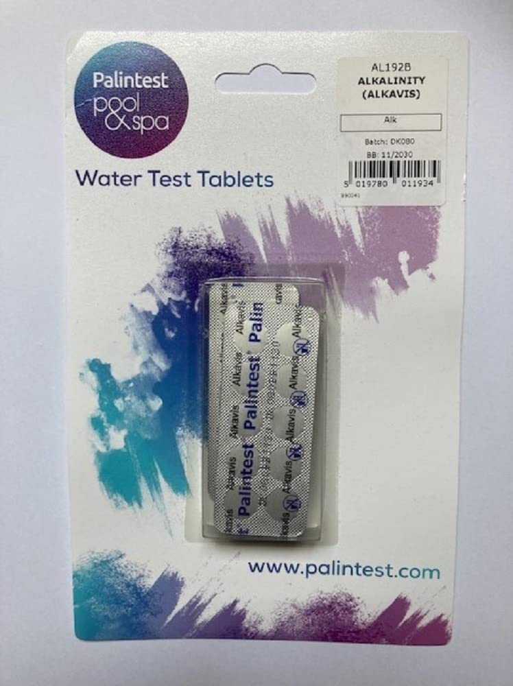 Alkalinity (alkavis®) test tablets swimming pool hot tub X50 Palintest