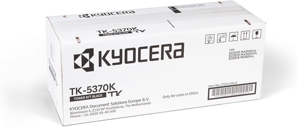 Kyocera TK-5370K Black Toner Cartridge for PA3500cx MA3500cix MA3500cifx 7000