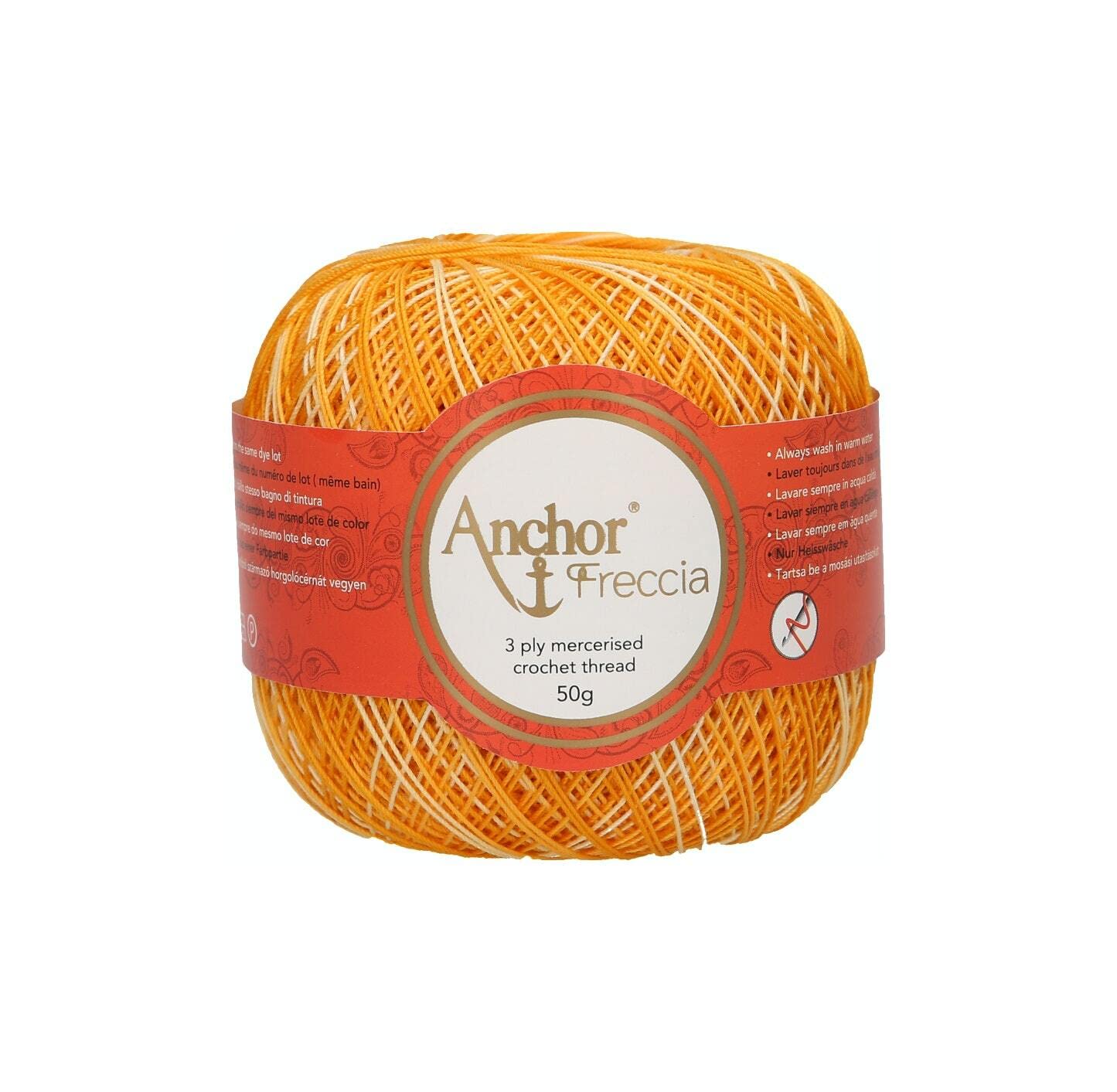 Anchor 4787016-09429 Crochet Yarn, 100% Cotton, 9429, Thickness 16, 8 kg