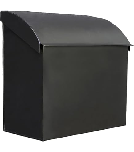 Umbra Postino Wall-Mount Mailbox, Black - Amazon.com
