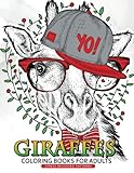 Giraffe Coloring Books for Adults: Relaxing Coloring Book For Grownups by 