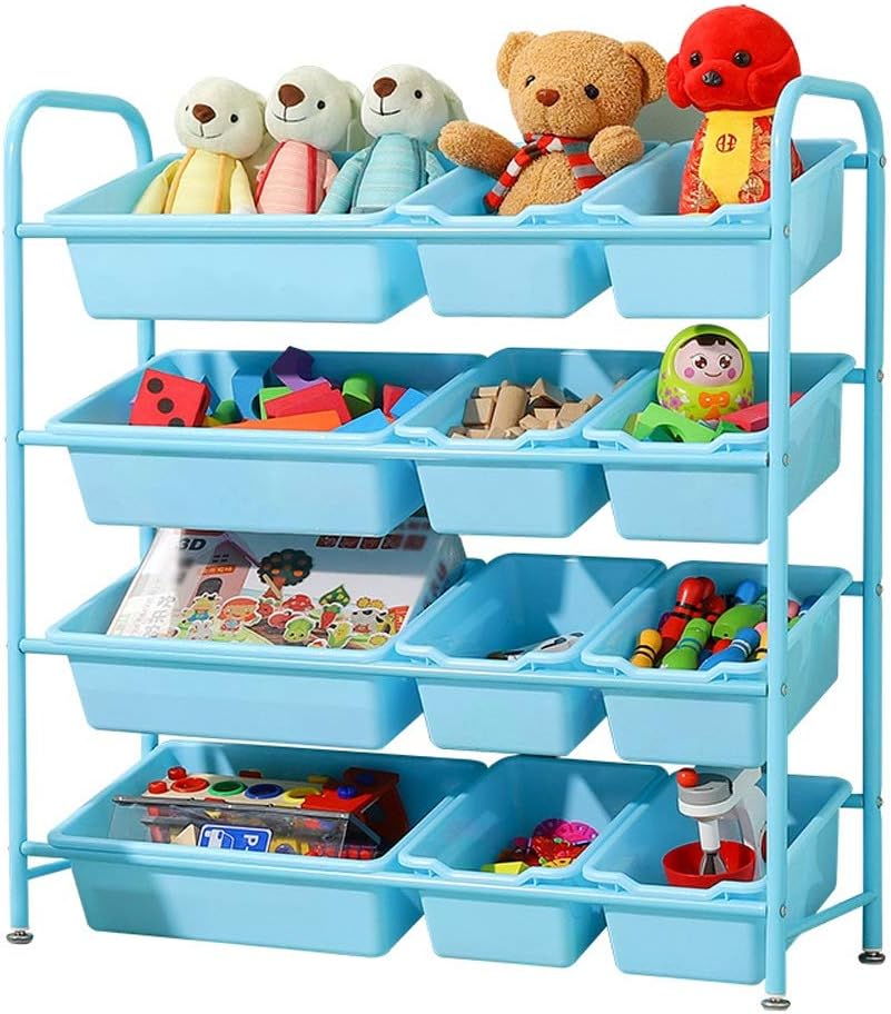 4 tier toy storage unit