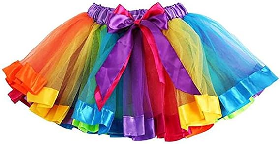 rainbow baby dress