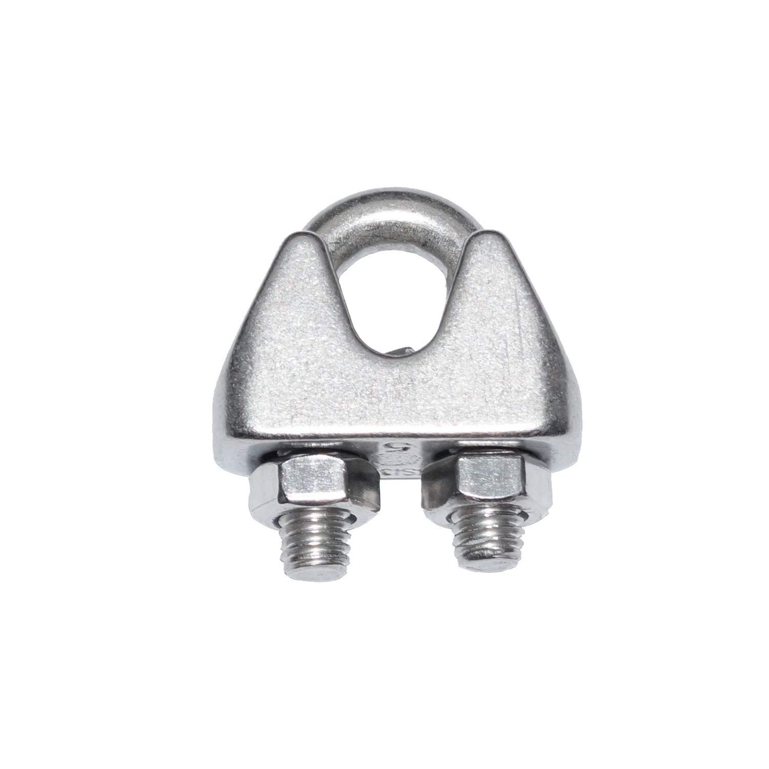 Wire Rope Clamp 5 mm Stainless Steel Pack of 4 A4 Similar to DIN 741