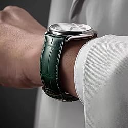 Danxancy Genuine Leather Watch Bands,Quick Release