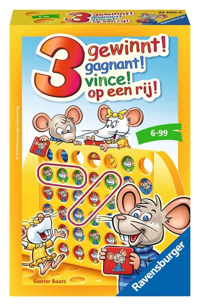 Ravensburger 23390 8 "3 Wins!" Game