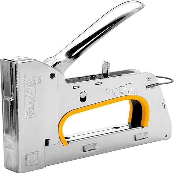 Rapid Staple Gun for Sensitive Materials, AllSteel Body, Pro, R33, 10582521 Amazon.co.uk DIY