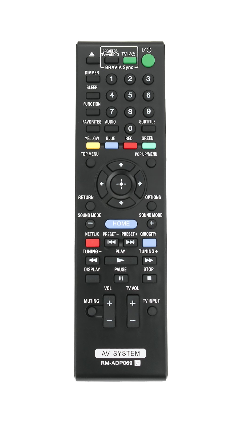 VINABTY RM-ADP069 AV System Remote Control Replacement For SONY BDV-E280 BDV-E380 BDV-E580 BDV-E880 BDV-E980 BDV-L600 BDV-L800 BDV-L800M BDV-T57 BDV-T58