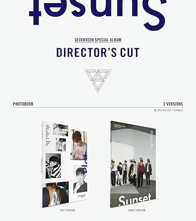 Seventeen Director S Cut Sunset Ver Special Album Cd Photocards Folded Poster Seventeen