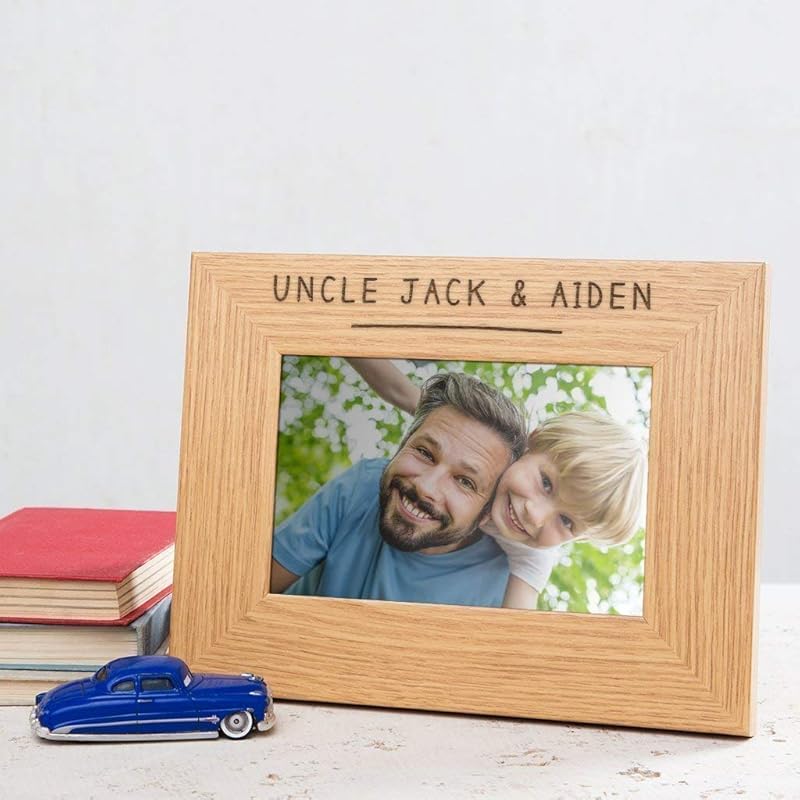 Personalised Uncle Picture Frame/Engraved Uncle Photo Frame/Uncle Gifts