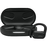 JBL Soundgear Sense - Wireless Open-Ear Headphones - Black | JBL OpenSound Technology, Enhanced Dynamic Sound, Up to 24 hours of battery life, plus speed charge, Hybrid design