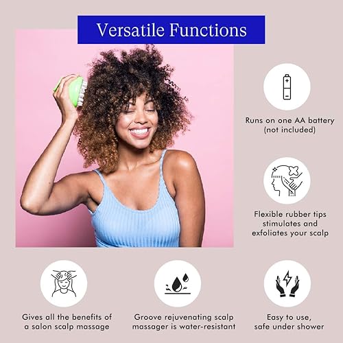 Vanity Planet Groove Scalp Massager (Pucker-up Pink) Rejuvenating Handheld Shampoo Brush, 2-Speed Vibrating, Water Resistant in Kenya | Whizz Health Care Vanity Planet Groove Scalp Massager (Pucker-up Pink) Rejuvenating Handheld Shampoo Brush, 2-Speed Vibrating, Water Resistant in Kenya | Whizz Health Care