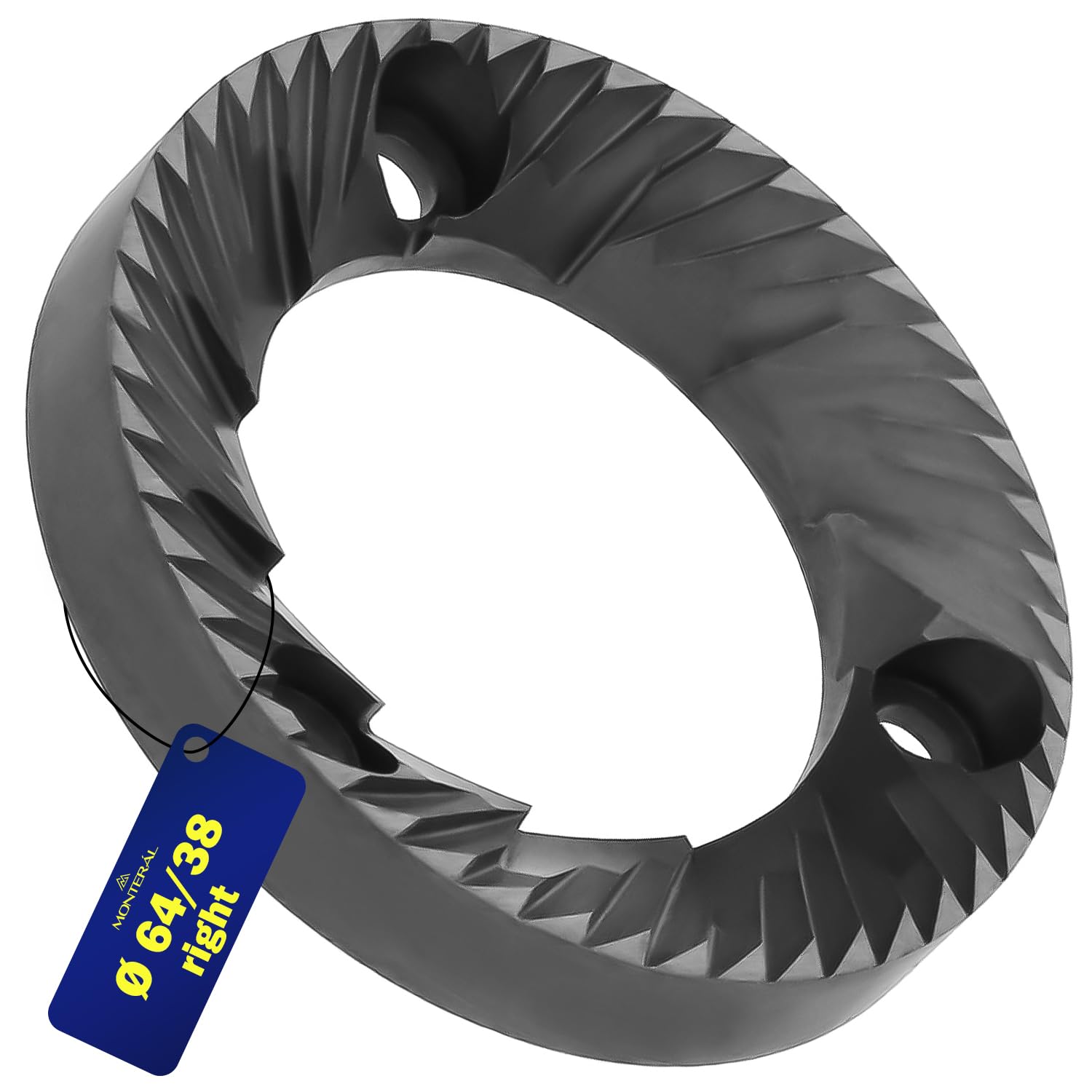 Coffee Grinder Burr with 12 Teeth with External Diameter Ø 64 mm and Internal Diameter Ø38 mm - Warranty 10 Years - MONTERAL