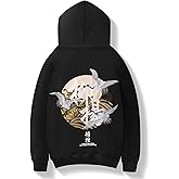 Niepce Inc Streetwear Men's Dragon Embroidered Heavyweight Graphic Hoodies