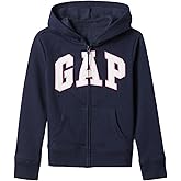 GAP girls Logo Hoodie Hooded Full Zip Sweatshirt