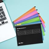 MerryNine Suspension Files A4 15Pcs Polypropylene with Tabs Black view 5