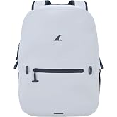 Breakwater Supply&trade; Fogland Waterproof IP68 Submersible Backpack | Laptop Sleeve, Side Pockets, Airtight Zippers for Outdoors, Travel, Kayaking, Hiking, Daypack, Unisex TPU Dry Bag (Fog White, 20L)