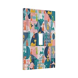 Sghxwp Mid Century Modern Atomic Cute Cats 1 Gang