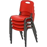 lifetime kids table with 4 blue chairs