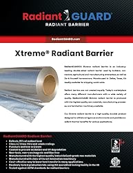 Radiant Barrier 1000 sq ft Reflective Insulation