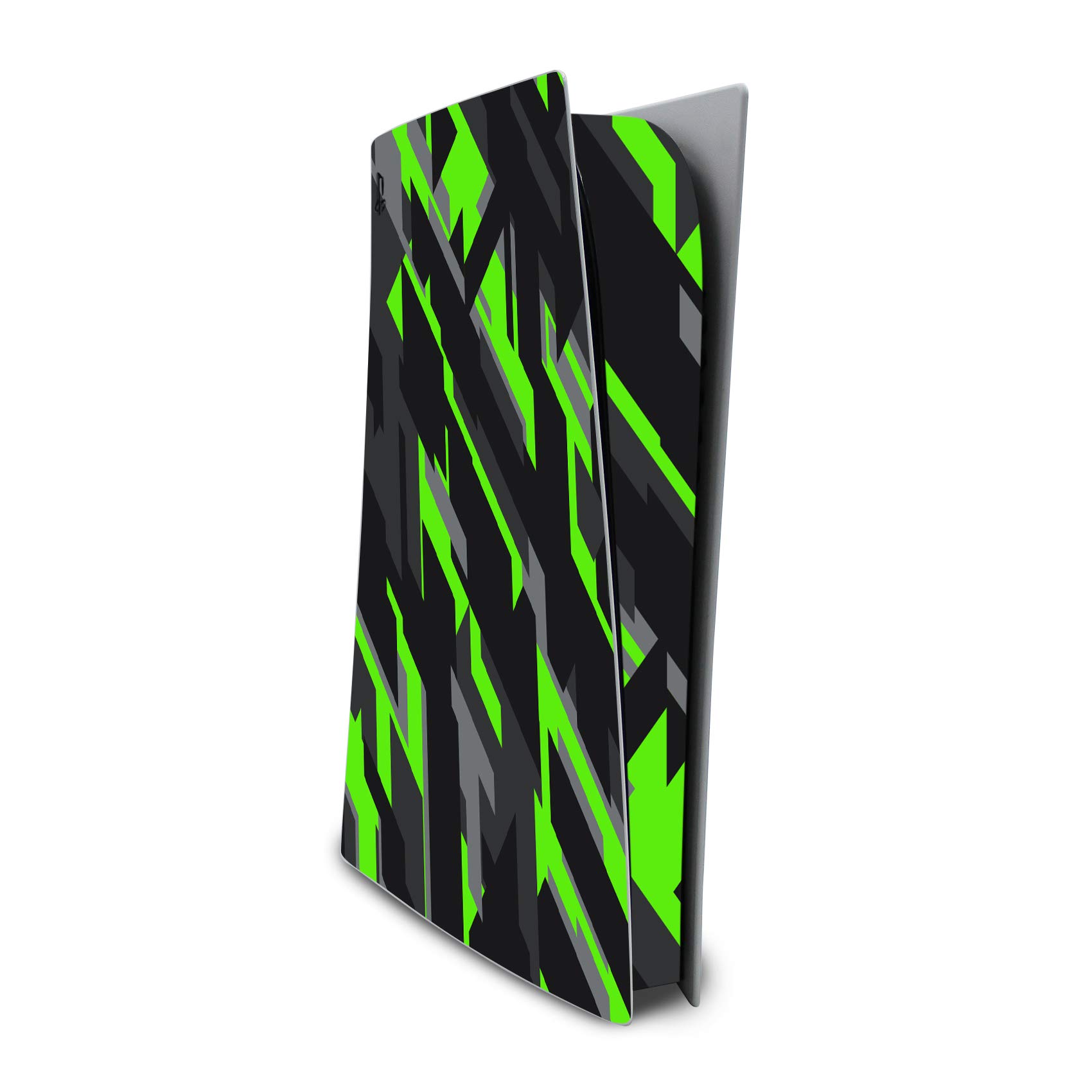 Finest Folia Screen Protector Compatible with PS5 Sticker Case for Games Console Case Sticker Vinyl Film Skin Against Scratches Design Cover RX023 (Digital Edition, No. 13 Neon Green)