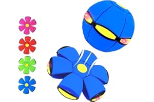 2026 Upgraded Children's Bouncing Ball - Magic Metaball & Flying Saucer, Dual Form Freely Switchable with 6 LED Lights, Paren