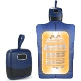 Portable Mini Clothes Dryer, Compact Foldable Electric Drying Machine with Adjustable Timer, Quiet Fast-Drying Design for Home, Apartment, RV, Travel &amp; Dorms