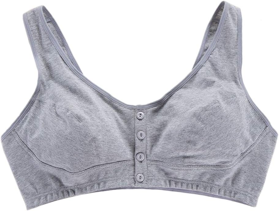 Gyratedream New Large Size Front Buckle No Steel Ring Pregnant Women Nursing Bra Sleep Underwear Full Cup Feeding Bra