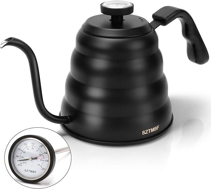 Pour Over Coffee Kettle Black Gooseneck Kettle with