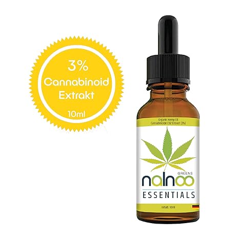 nalnoo CBG(D) Öl - 3%/300mg Hanf Extrakt - INNOVATIVES Hanf Öl - Laborgeprüft, Gesund & Vegan - CB1 & CB2 Aktivator - natürli