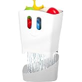 Ubbi Stand Up Bath Toy Storage Organizer, Gray | Bath Caddy with Removable Drying Rack Bin for Baby &amp; Toddlers