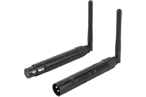 Bewinner Wireless DMX512 Transmitter Receiver 400M - 2.4G Anti Interference Stage Lighting Controller for DJ 7 Groups Wireles