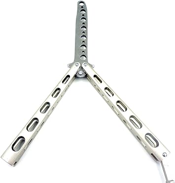 Amazon Reamtop 5 練習用バタフライナイフバタフライナイフトレーナーwith No Offensiveブレード シルバー Reamtop 武術 格闘技