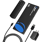 OREI 4K HDMI Switch 5 in 1 Out – HDMI Switch with Remote 4K@60hz with HDR, Dolby, DTS & 3D - 18Gbps Switcher - for PS5/4, Xbox, Roku, Fire TV