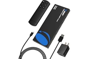 OREI 4K HDMI Switch 5 in 1 Out – HDMI Switch with Remote 4K@60hz with HDR, Dolby, DTS & 3D - 18Gbps Switcher - for PS5/4, Xbox, Roku, Fire TV
