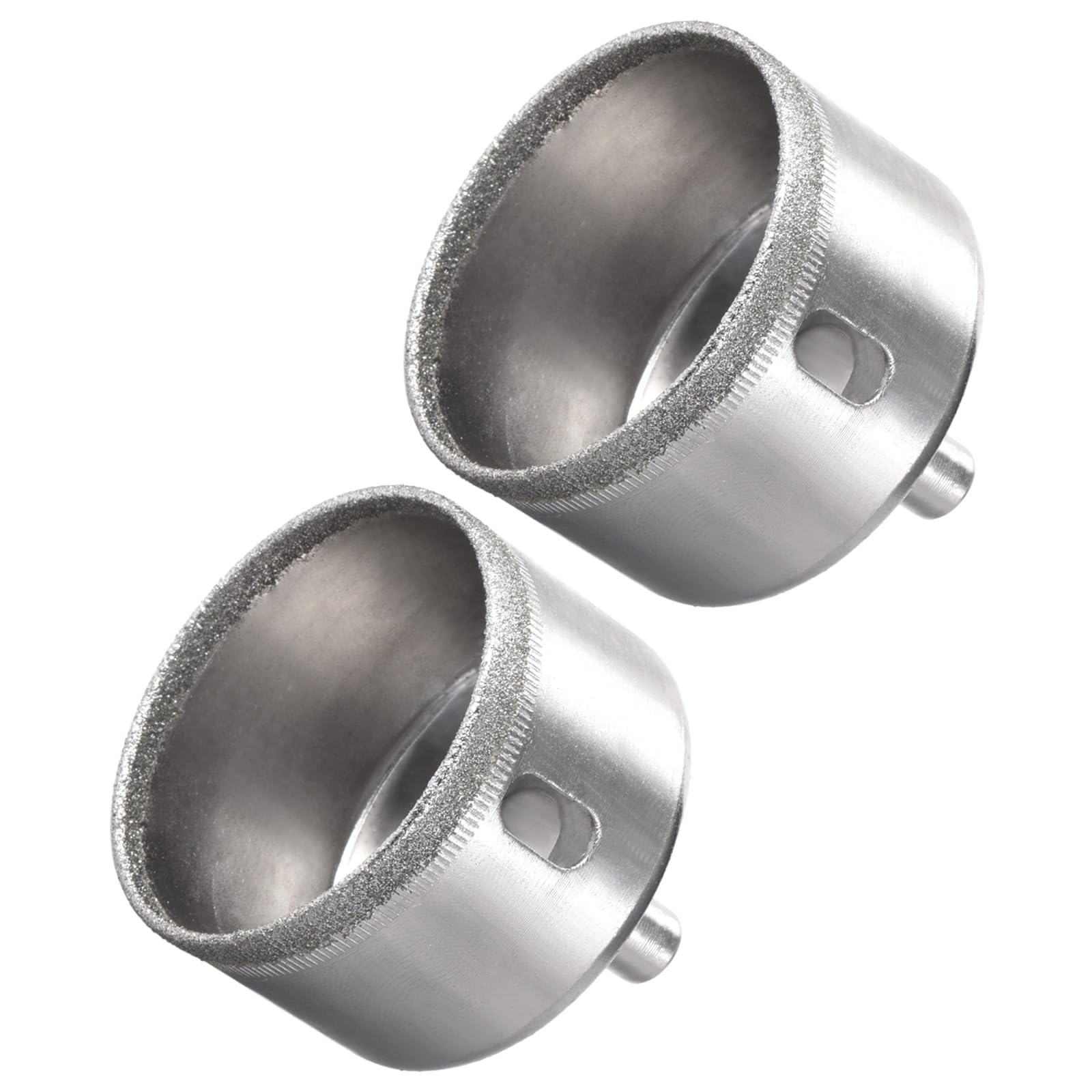 CoCud Diamond Hole Saws Drill Bits, 50mm / 1-31/32" Drilling Diameter, Nickel Plated Carbon Steel Drill Bit - (Applications: for Glass Ceramic Tiles Marble Stone), 2-Pieces