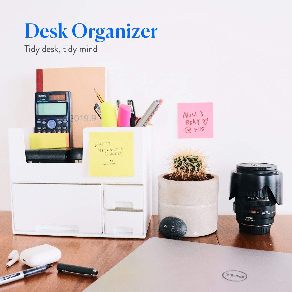 Makeup Organizer for Vanity - Stackable Make up Organizator with Drawers | Plastic Cosmetics Organizer Display Cases | Skincare, Bathroom Organizer Countertop and Makeup Storage for Makeup Vanity: Home Improvement