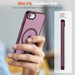 SUPFINE Magnetic for iPhone SE Case 2022 (3rd)/2020