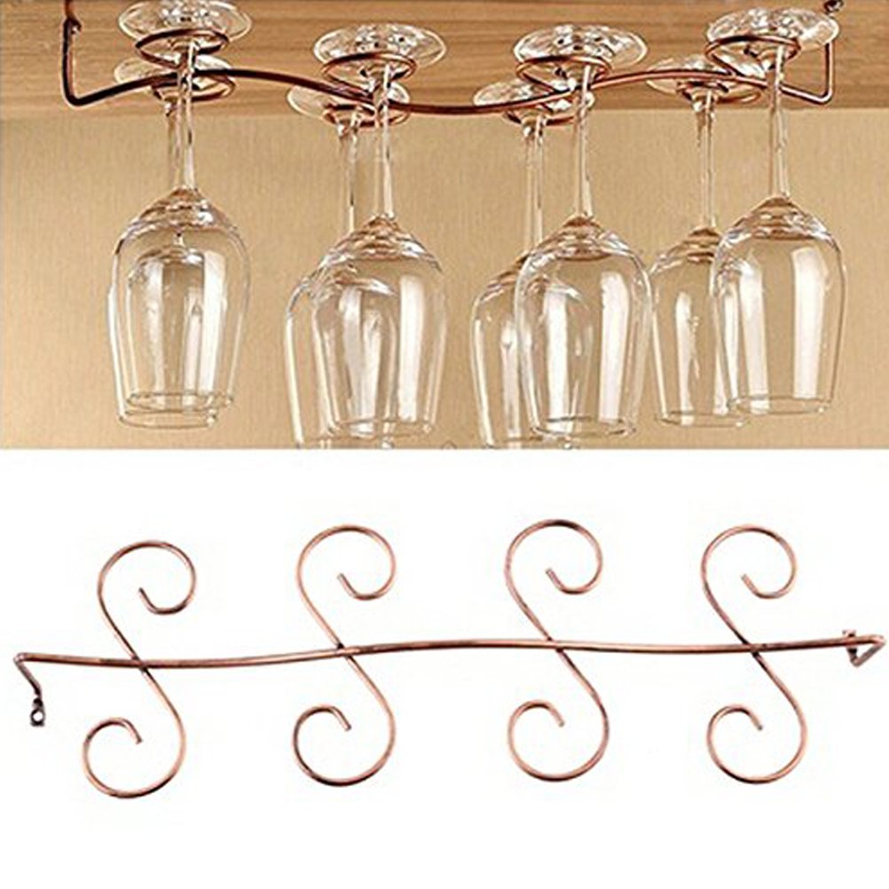 Best Under Cabinet Wine Glass Stemware Holder