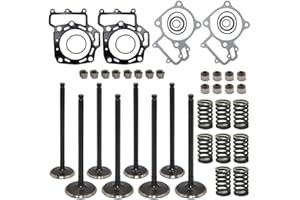 HWKWAZ Engine Intake Exhaust Valve Gasket Kit Compatible with Kawasaki Brute Force 750 2005-2022 TERYX 750 2008-2013